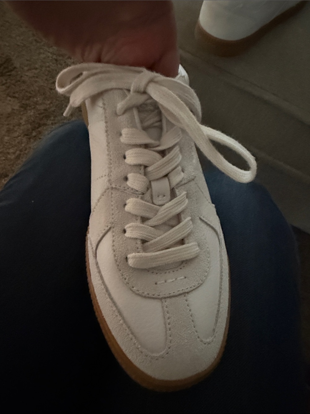 Coach Cream and Gum Sole Low-Top Sneakers - Picture 6 of 7